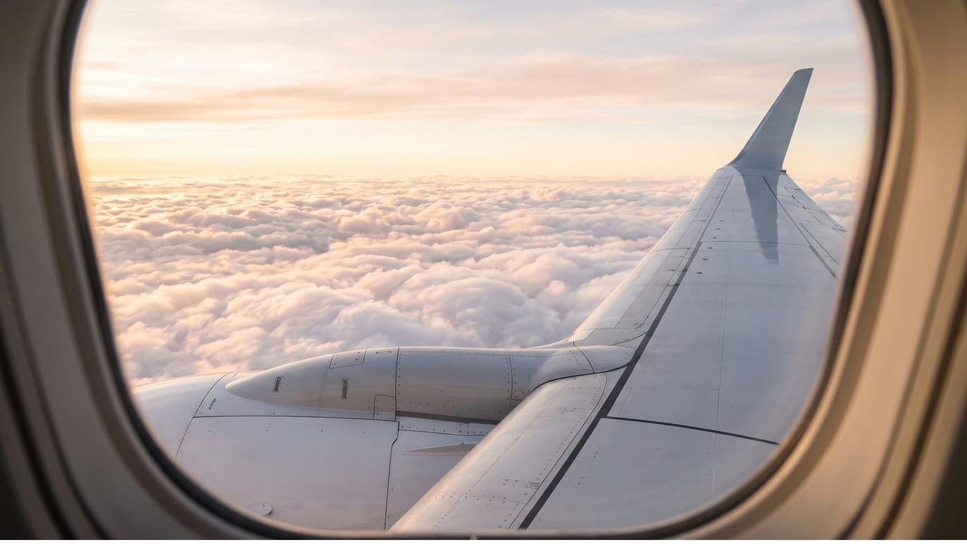 Flying in